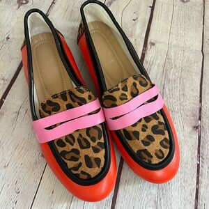 Women's Retro‎ Leopard Patchwork Work Shoe
